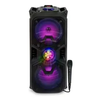 PARLANTE KARAOKE BLUETOOTH FUNKY DISCO 3000W USB/TF/RADIO FM 08251 Negro