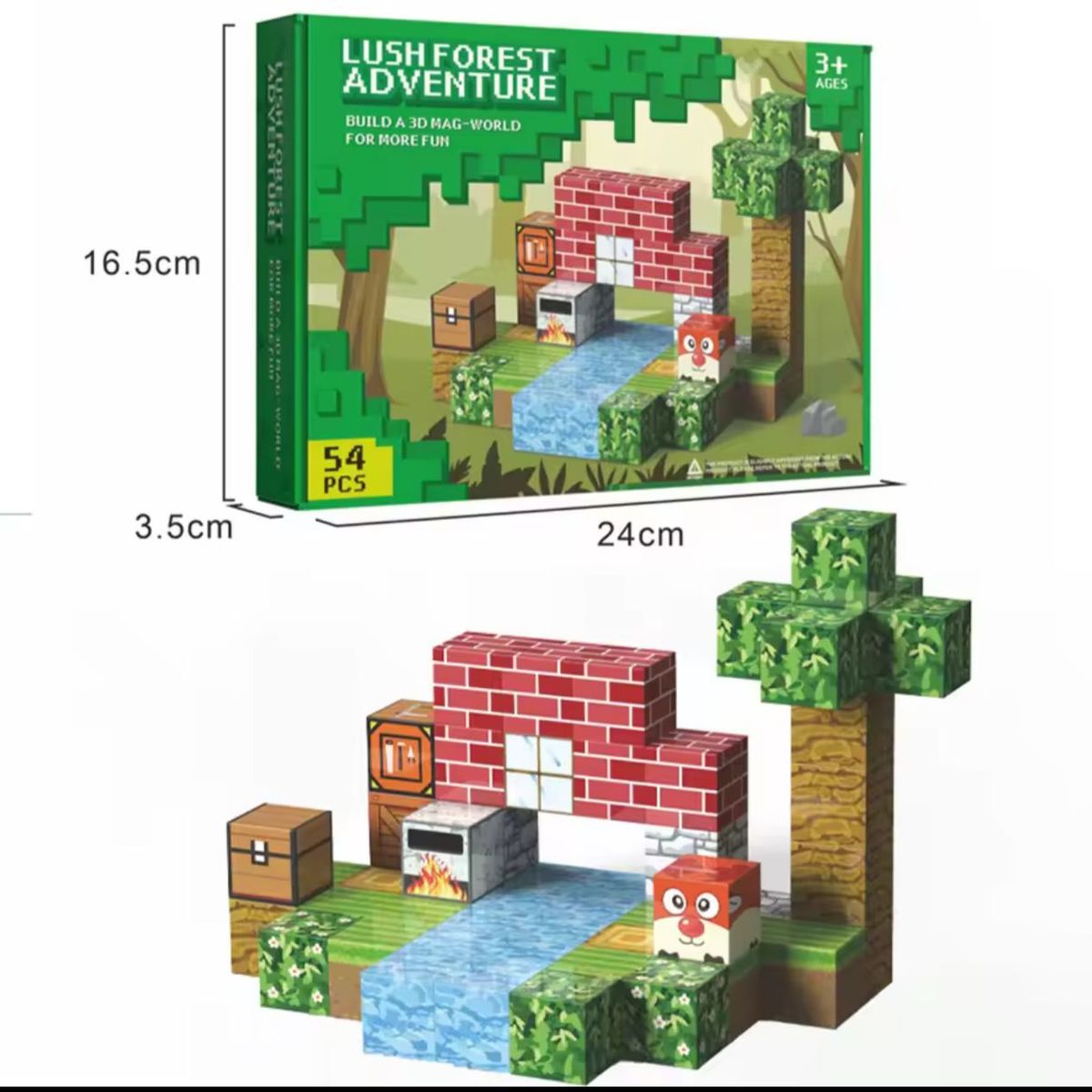 GENERICO - Bloques de Construcción Magnéticos Didácticos con Figuras