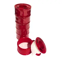 GENERICO - Pack X5 Teflon Maestro Media 10mt Cinta Selladora Para Agua