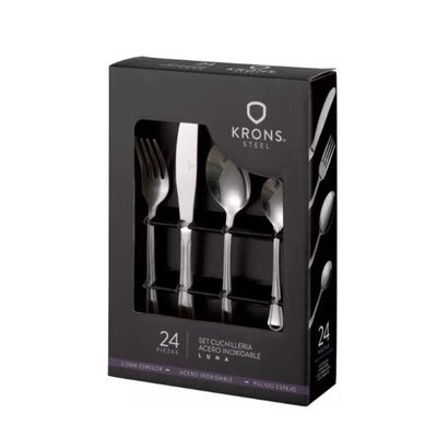 Imagen 2 del producto JUEGO DE CUCHILLERIA 24 PIEZAS LUNA