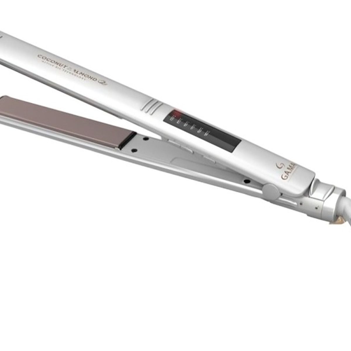 GAMA - PLANCHA ALISADORA CABELLO ELEGANCE LED COCONUT GAMA