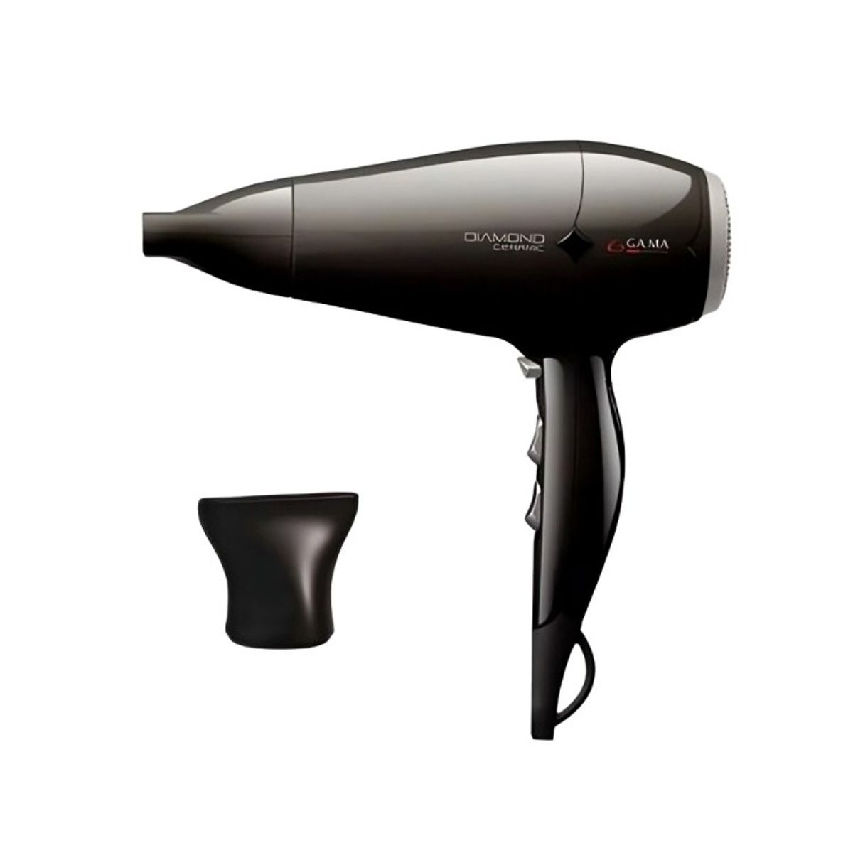GAMA - SECADOR DE CABELLO DIAMOND CERAMIC STD 220 GAMA NEGRO