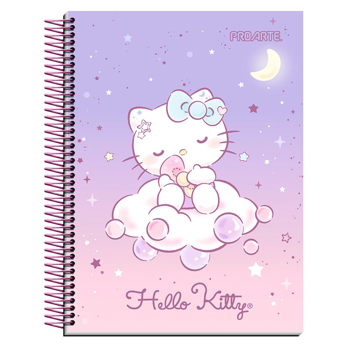 PROARTE - Cuaderno Hello Kitty Tapa Dura Carta 150Hj 7mm Proarte