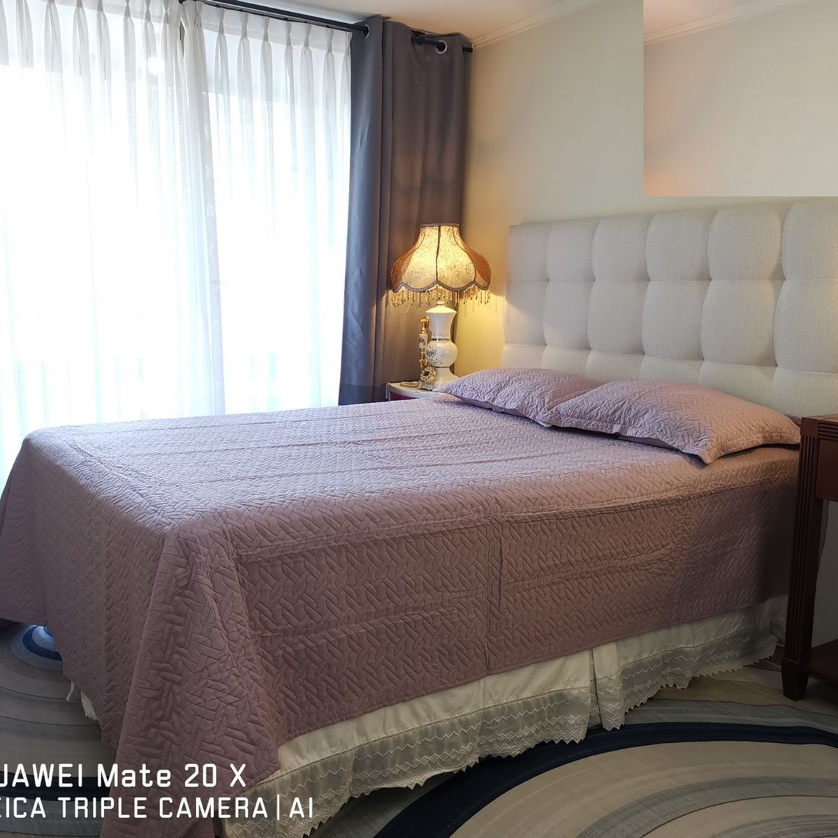 GENERICO - CUBRECAMA QUILT DE VERANO DELGADO UNICOLOR PALO ROSA 2 PLAZA