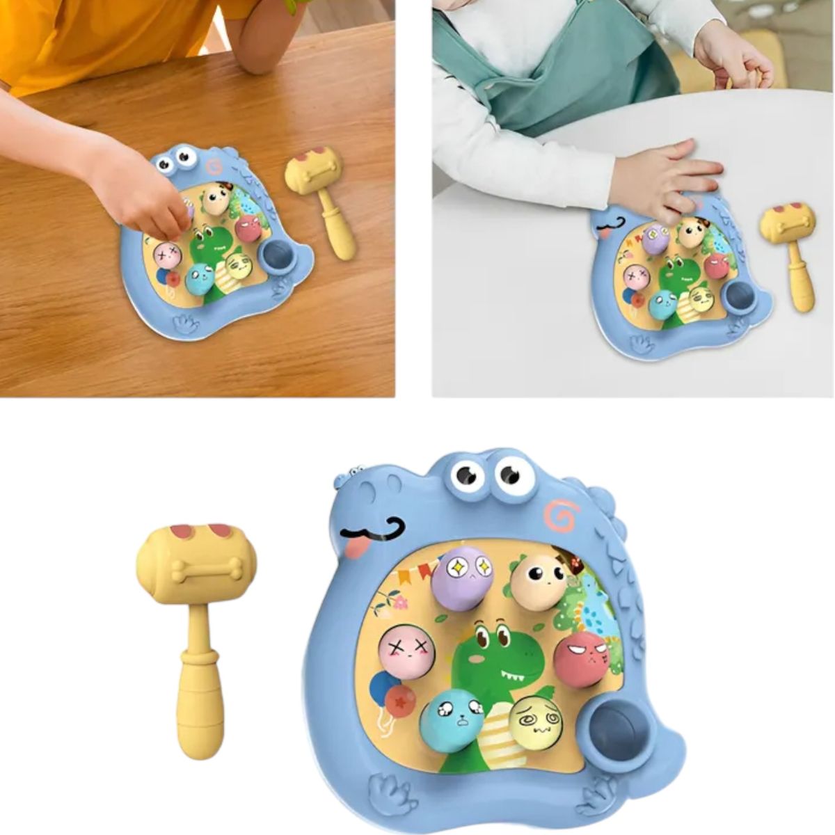 GENERICO - Juguete Wac-a-mole Azul Interactivo Para Golpear