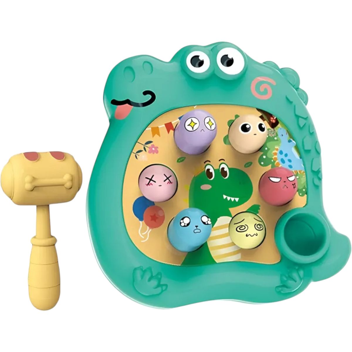 GENERICO - Juguete Wac-a-mole Verde Interactivo Para Golpear