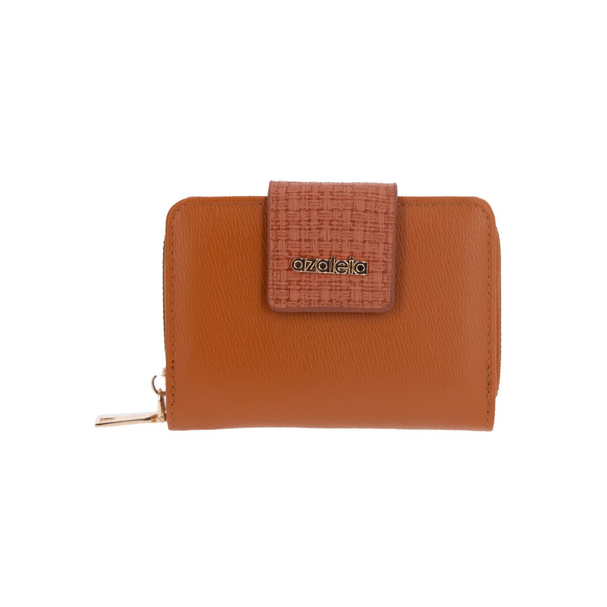 AZALEIA - Billetera Mujer Strap Wallet Café AZALEIA