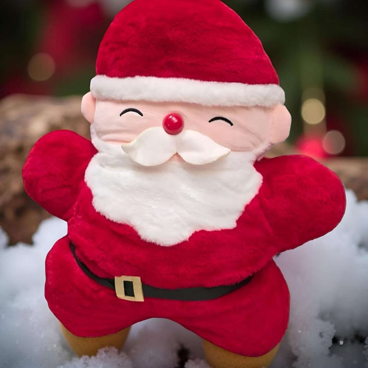 GENERICO - COJÍN DECORATIVO NAVIDEÑO DISEÑO SANTA 02