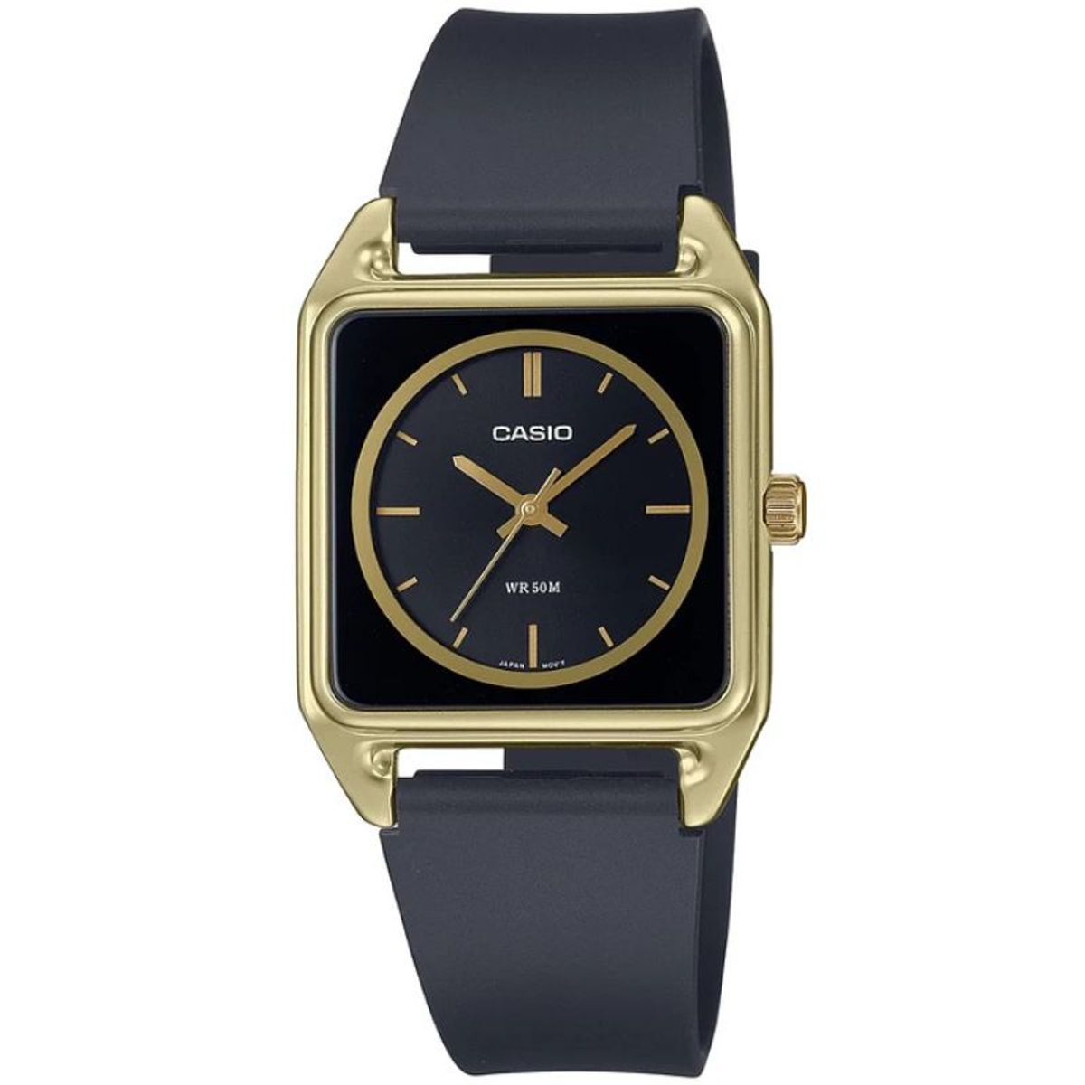CASIO - Reloj Casio Vintage Unisex Cuadrado Dorado MTP-B170-1EV