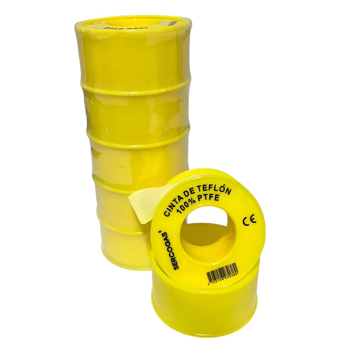 GENERICO - Teflon X5 Profesional Tres Cuartos Gas Sercogas 10mt Cinta Selladora