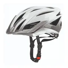 360 - Casco Ciclismo Mtb Uvex Ultrasonic Silverwhite 52-56