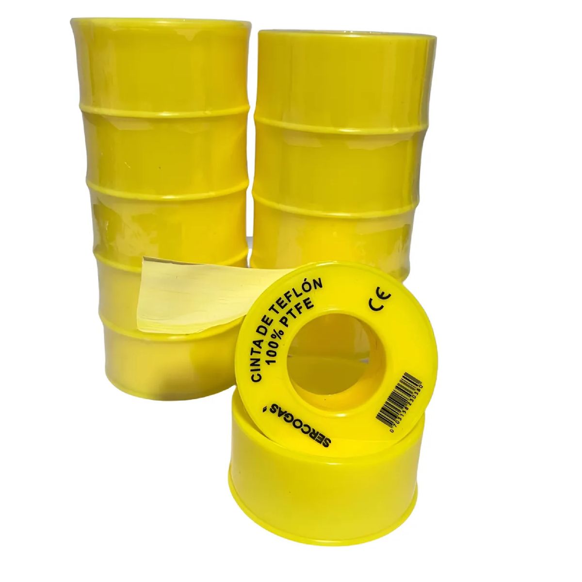 GENERICO - Teflon X10 Profesional Tres Cuartos Gas Sercogas 10mt Cinta Selladora