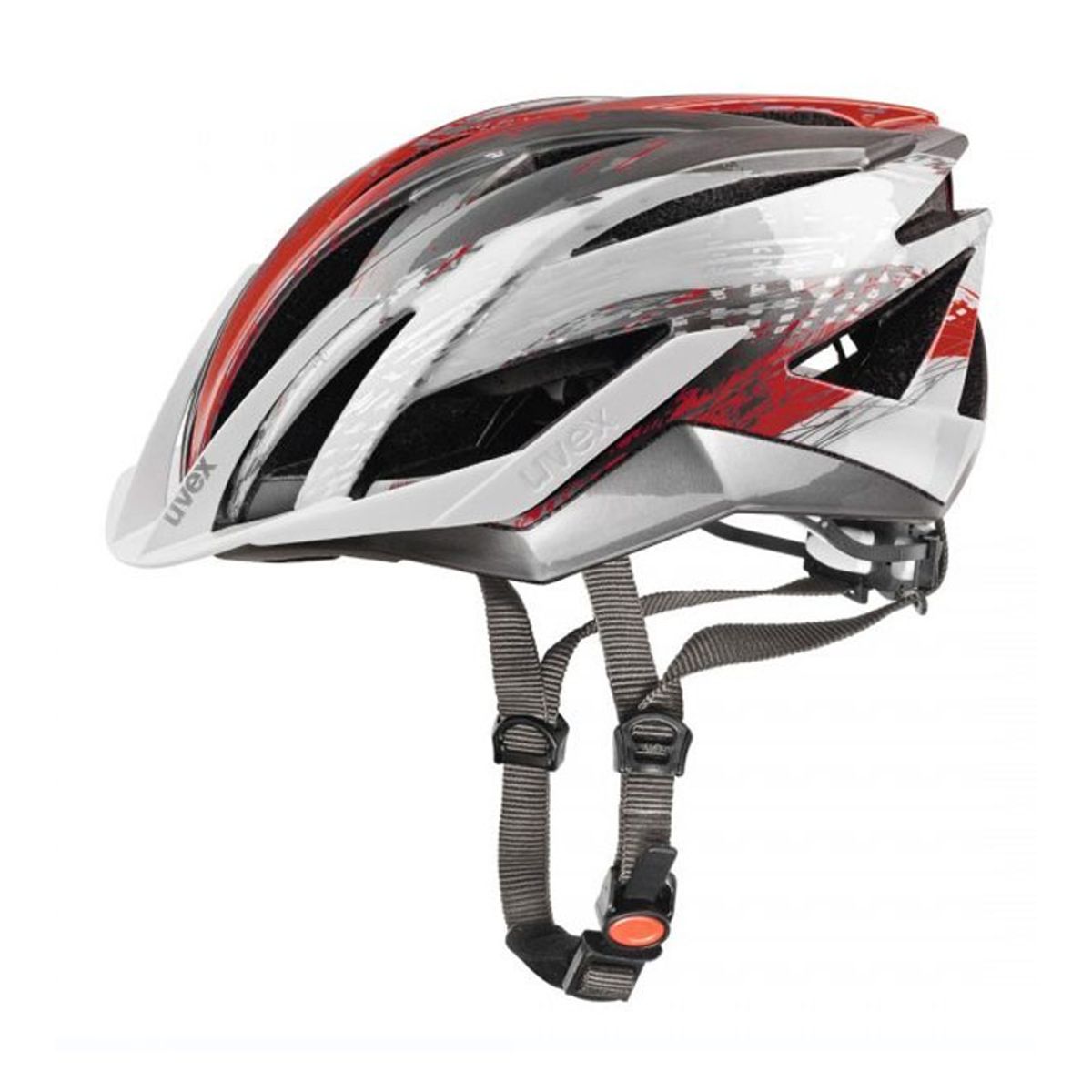 360 - Casco Ciclismo Mtb Uvex Ultrasonic Silvered 55-58