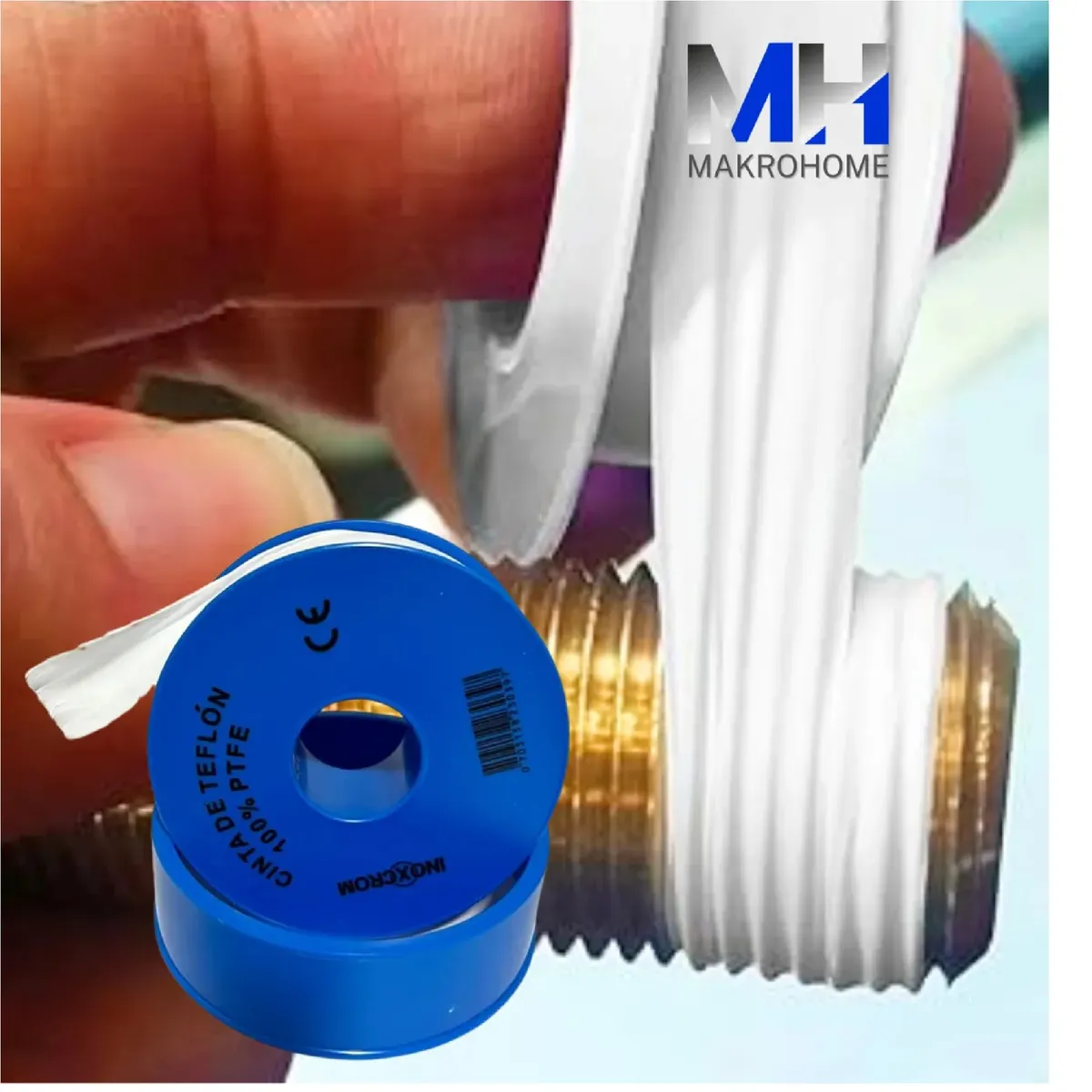 INOXCROM - Teflon Multiuso Tres Cuartos Inoxcrom 50mt X 5 Alta Densidad Pro