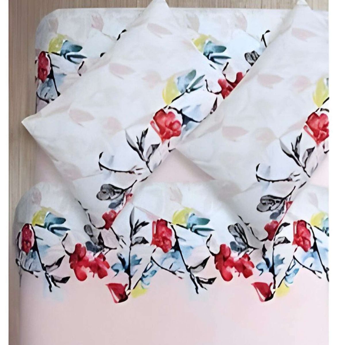 GENERICO - JUEGO DE SÁBANAS TELA DE GENERO 2 PLAZA CON DISEÑO S07