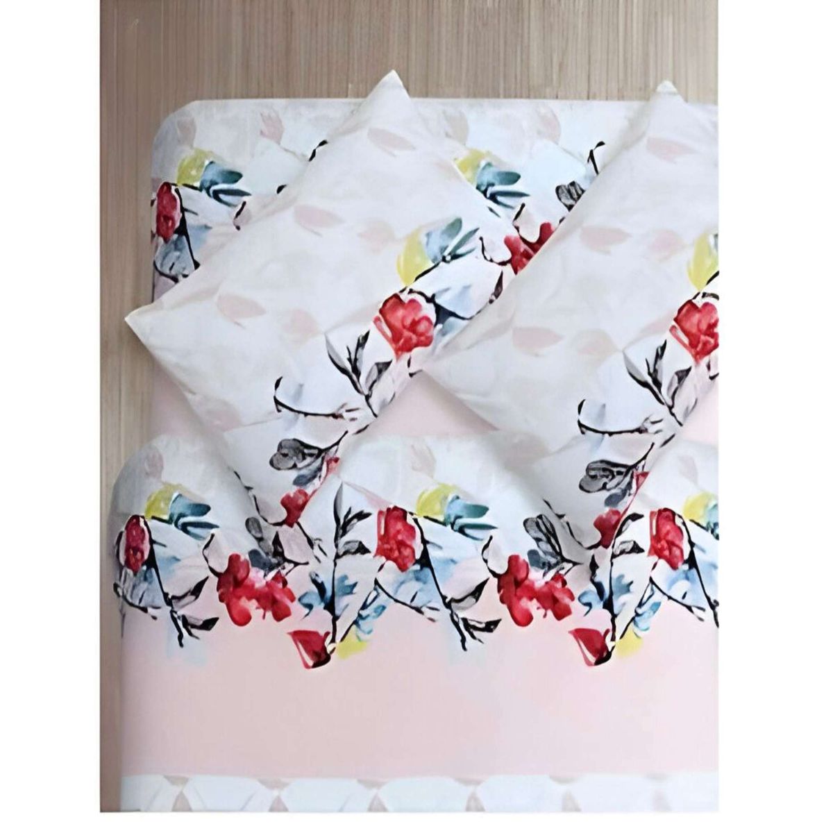 GENERICO - JUEGO DE SÁBANAS TELA DE GENERO 2 PLAZA CON DISEÑO S07