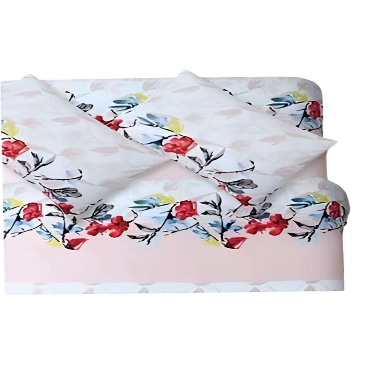 GENERICO - JUEGO DE SÁBANAS TELA DE GENERO 2 PLAZA CON DISEÑO S07