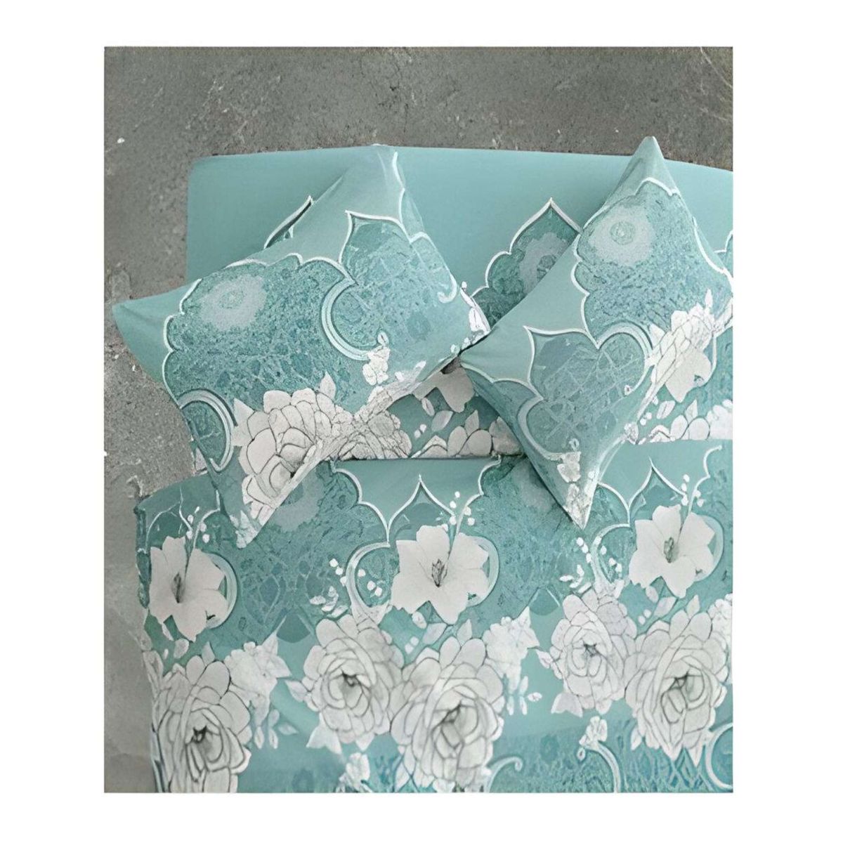 GENERICO - JUEGO DE SÁBANAS TELA DE GENERO KING CON DISEÑO S4