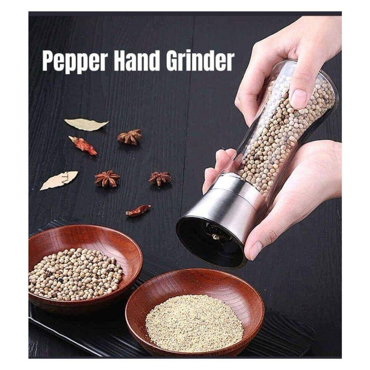 GENERICO - Molinillo Manual Molino De Sal O Pimienta