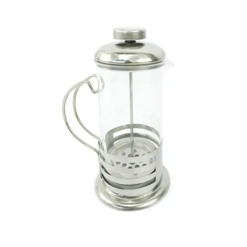 GENERICO - Cafetera Francesa De Cristal Y Acero Inoxidable 350 ml