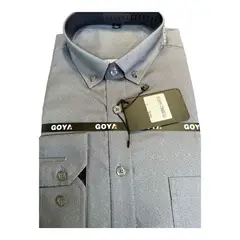 XPRESS RECHARGE - Camisa de Vestir con Microdiseño - Manga Larga