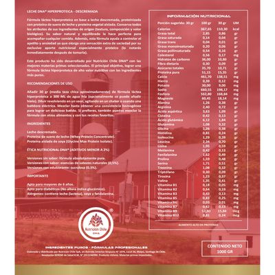 Imagen 2 del producto LECHE PROTEIN D N A® - DESCREMADA EN POLVO - PURA - POTE 1 KILO
