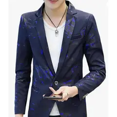 XPRESS RECHARGE - Blazer Moderno de Hombre con Diseño Artístico