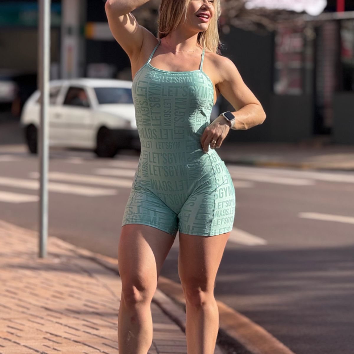 LETSGYM - ENTERITO DEPORTIVO VELVET NAME LETSGYM