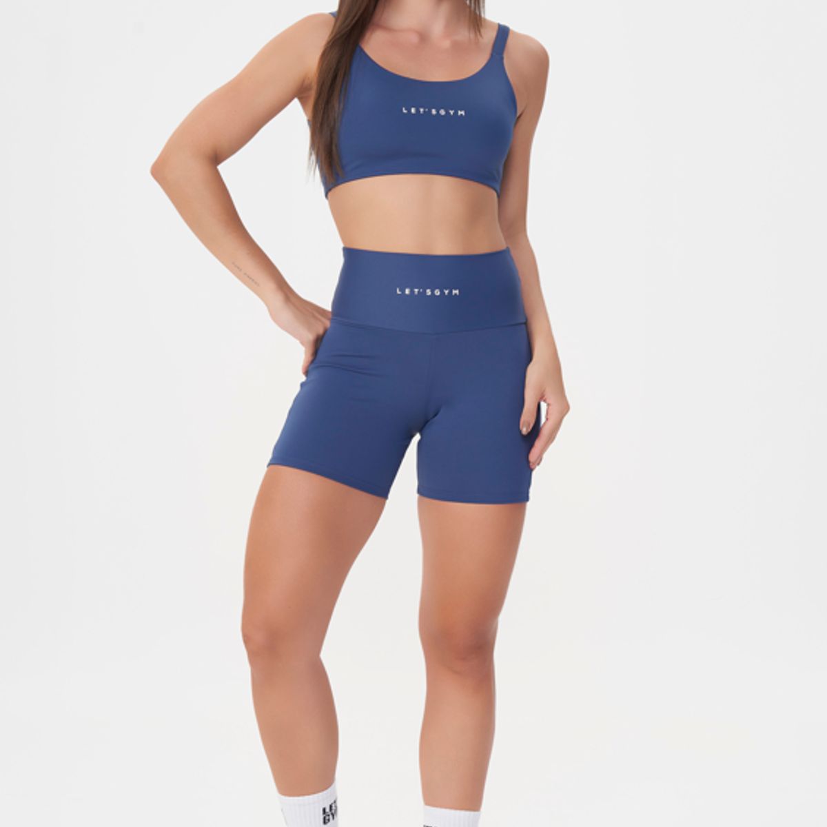 LETSGYM - CONJUNTO DEPORTIVO BASIC COLORS SHORT + CINTILLO  LETSGYM
