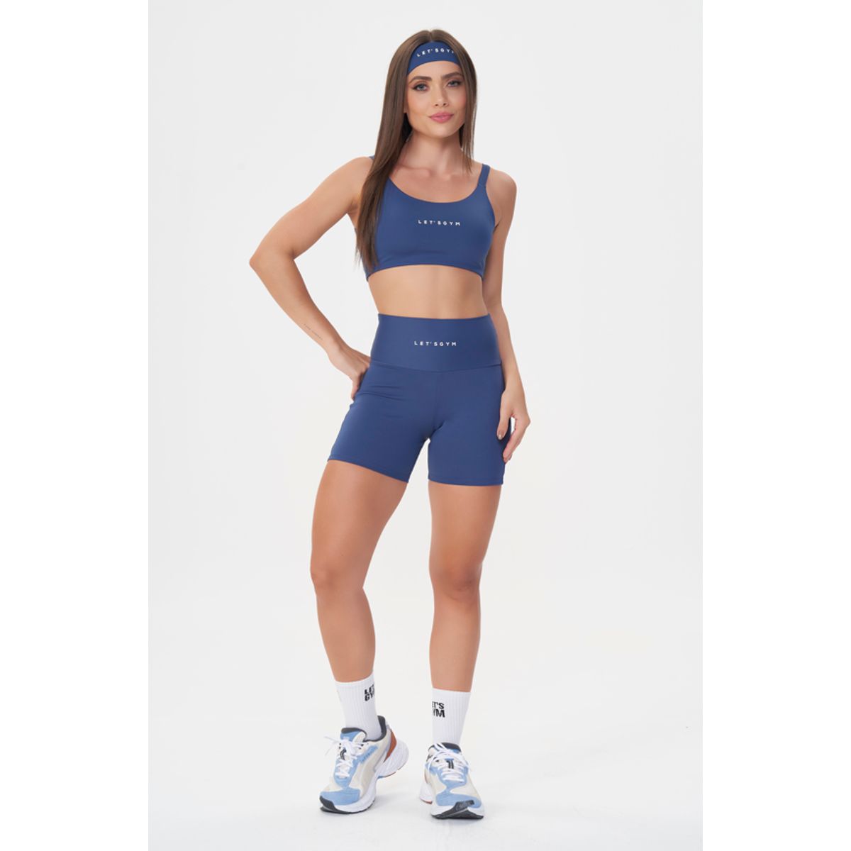 LETSGYM - CONJUNTO DEPORTIVO BASIC COLORS SHORT + CINTILLO  LETSGYM