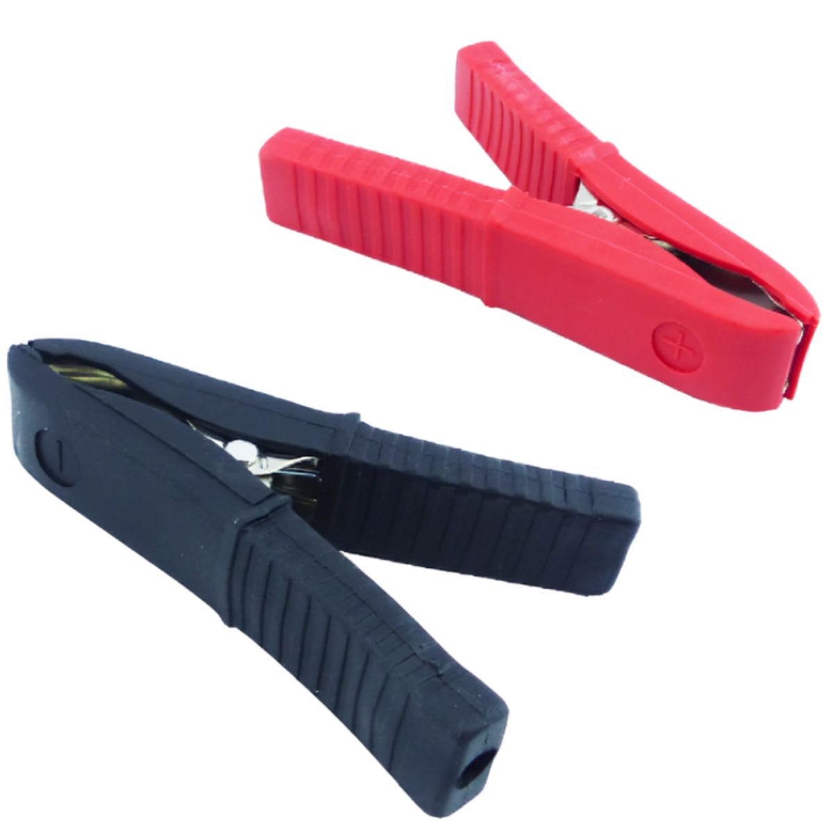 GENERICO - Pinza Batería 8mm NegraRoja x1