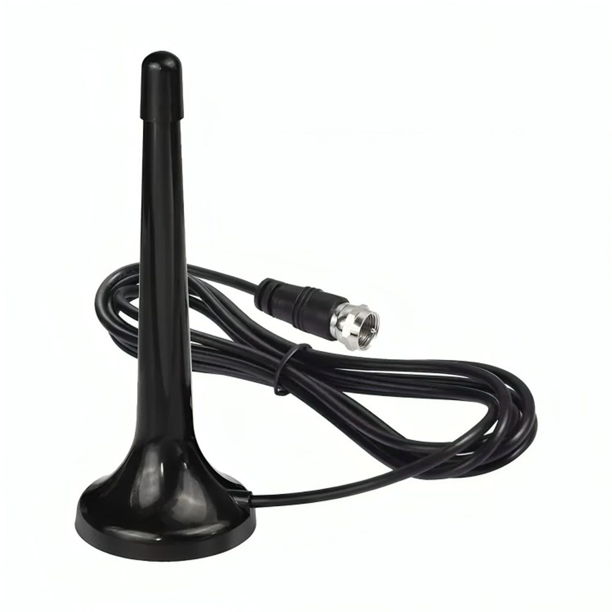 GENERICO - Mini Antena Digital Para Tv Base Magnética
