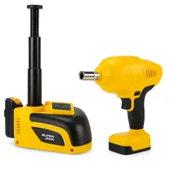 MOVI - KIT DE GATA HIDRAULICO 5 TONELADAS + LLAVE DE IMPACTO