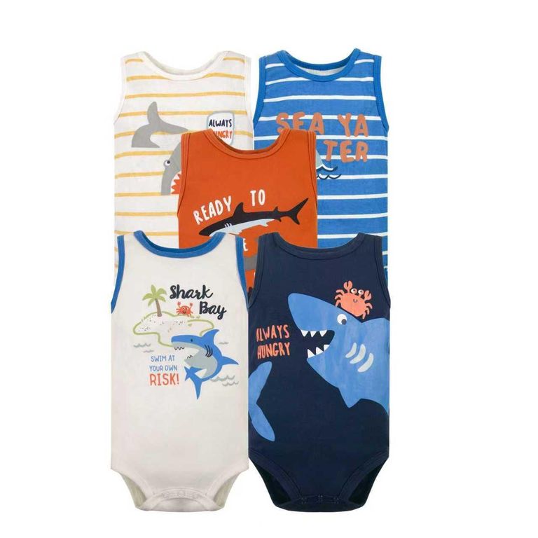 BODYS MANGA CORTA ALGODON PACK 5 UNIDADES Multicolor 12-18 MESES