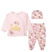 CONJUNTO 3 PIEZAS ALGODON BEBA