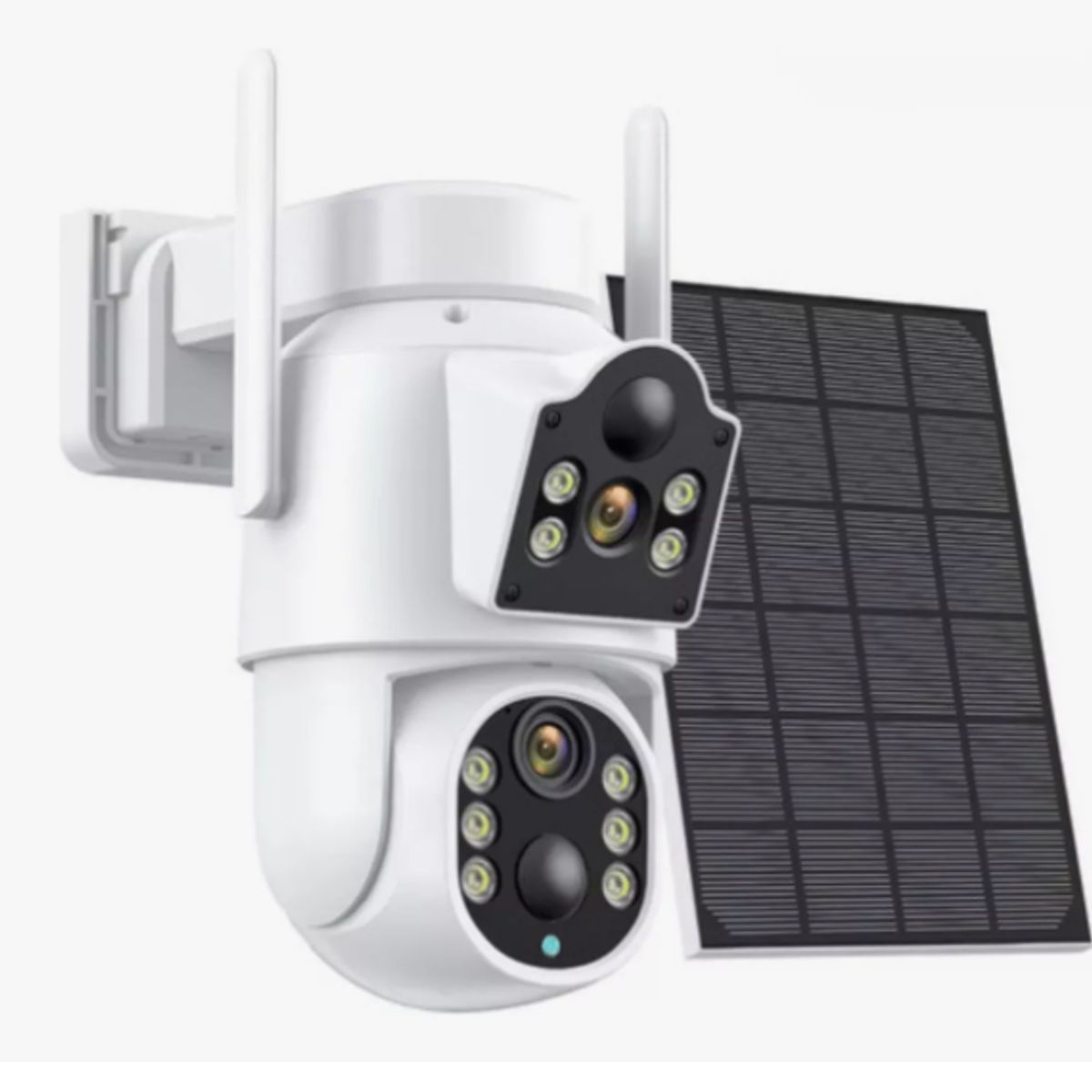 GENERICO - Cámara Seguridad Solar Doble Lente 5G