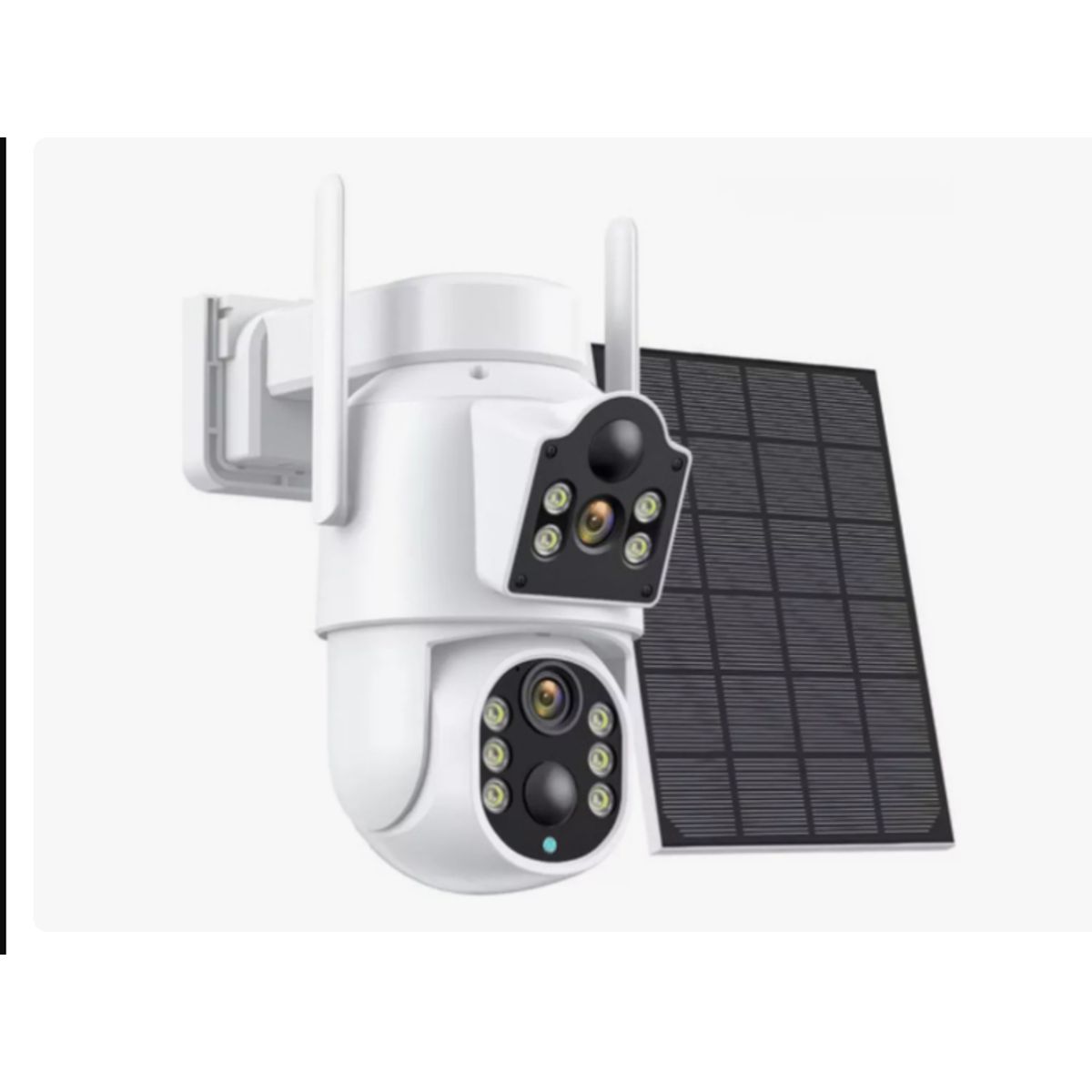 GENERICO - Cámara Seguridad Solar Doble Lente 5G