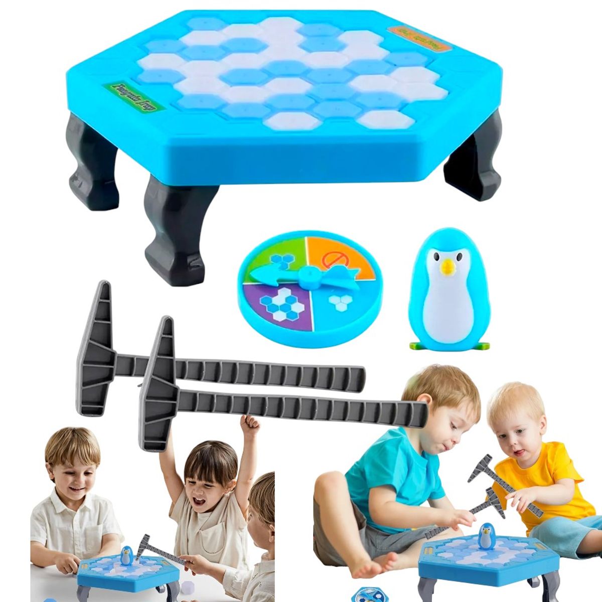 GENERICO - Juego De Mesa Trampa Salva Pingüino Niños Y GRANDES