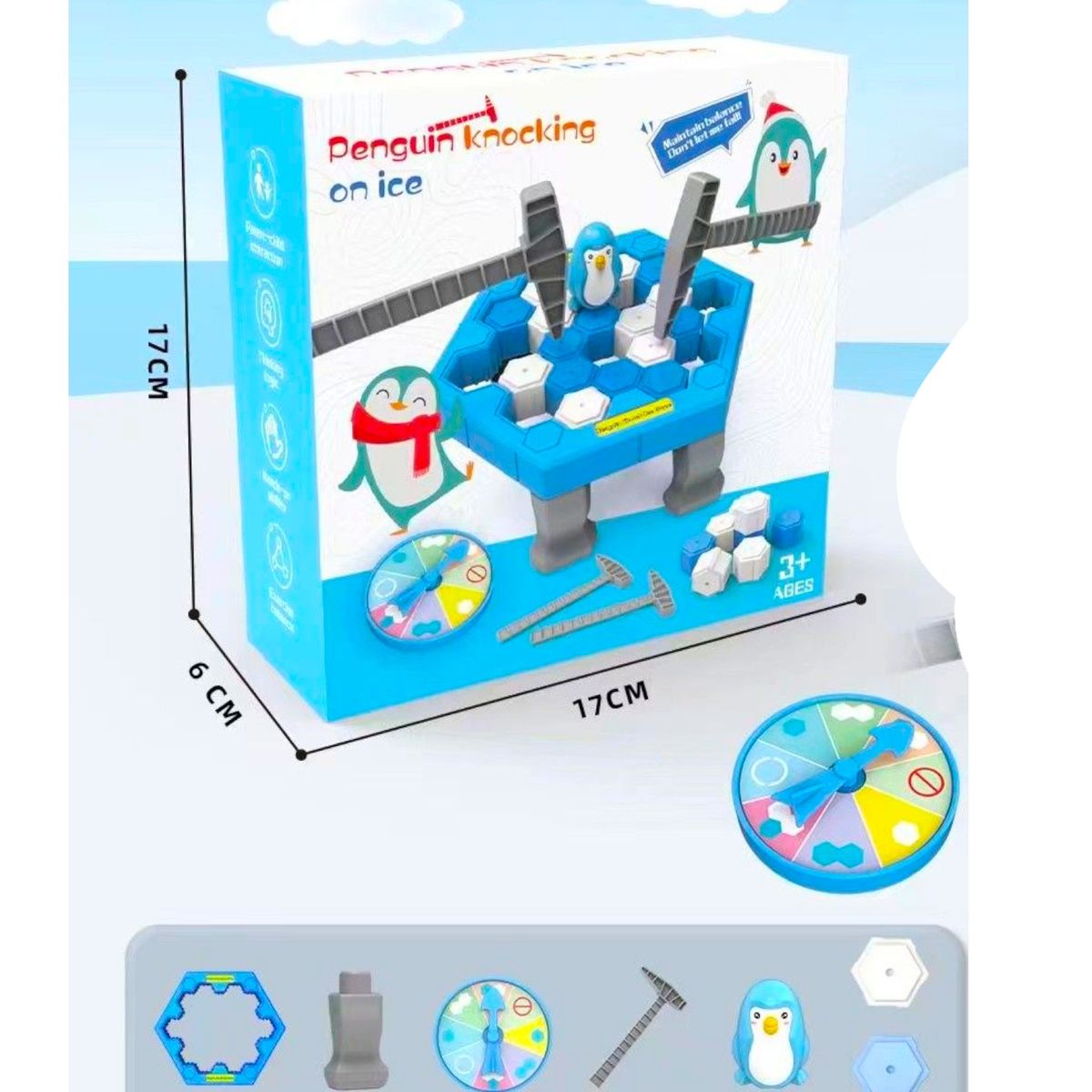 GENERICO - Juego De Mesa Trampa Salva Pingüino Niños Y GRANDES