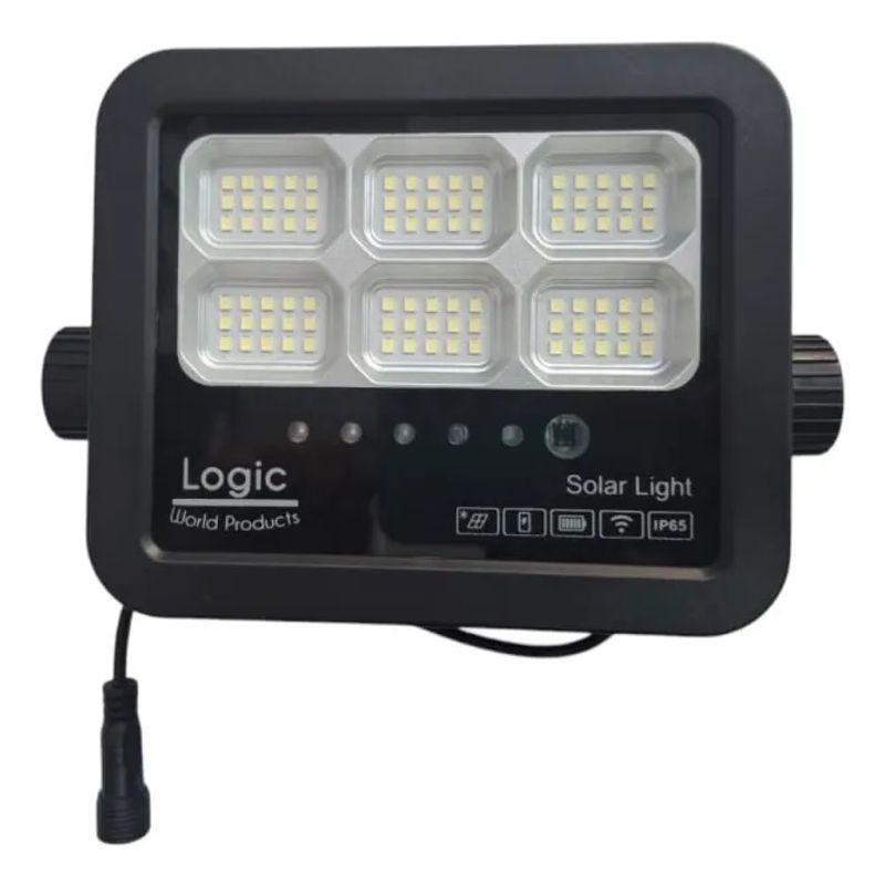 LOGIC - Proyector Solar LED 30W Sensor y Con Remoto IP65 6500K