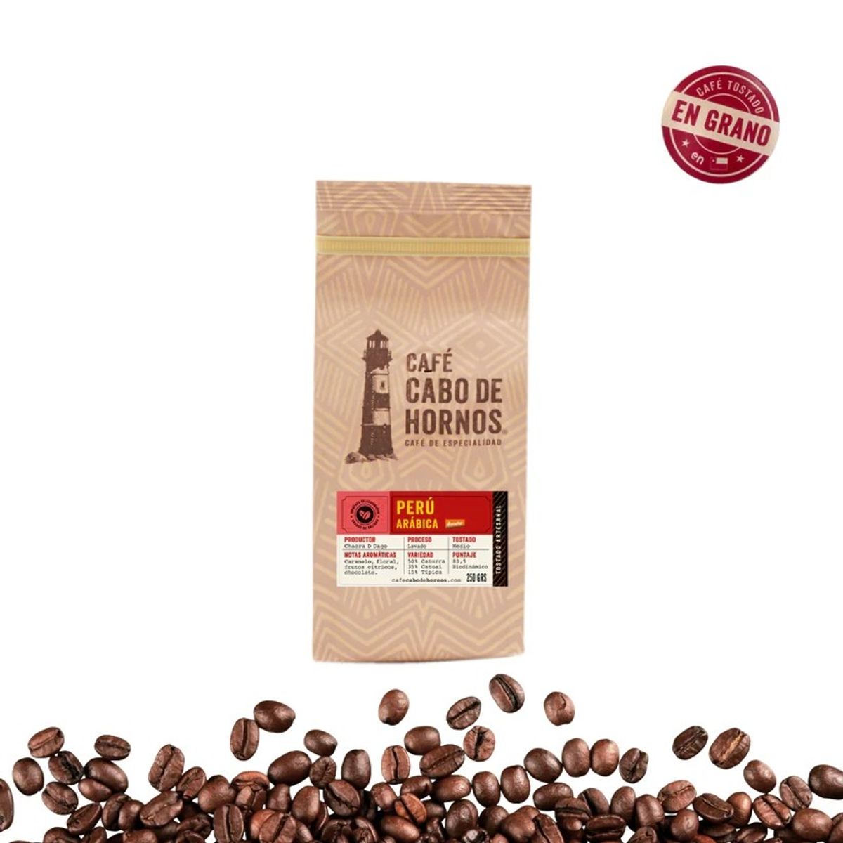 GENERICO - Café de Especialidad Cabo de Hornos Perú Grano 250 gr