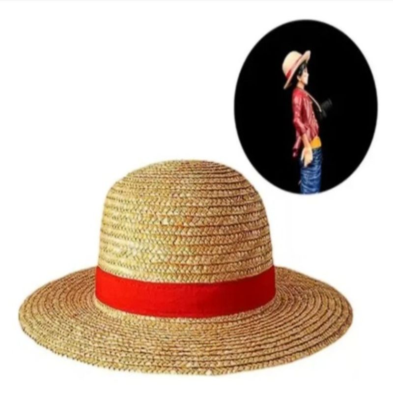 FROM MEIGGS - Disfraz Luffy One Piece + Sombrero Para Hombre y Niños