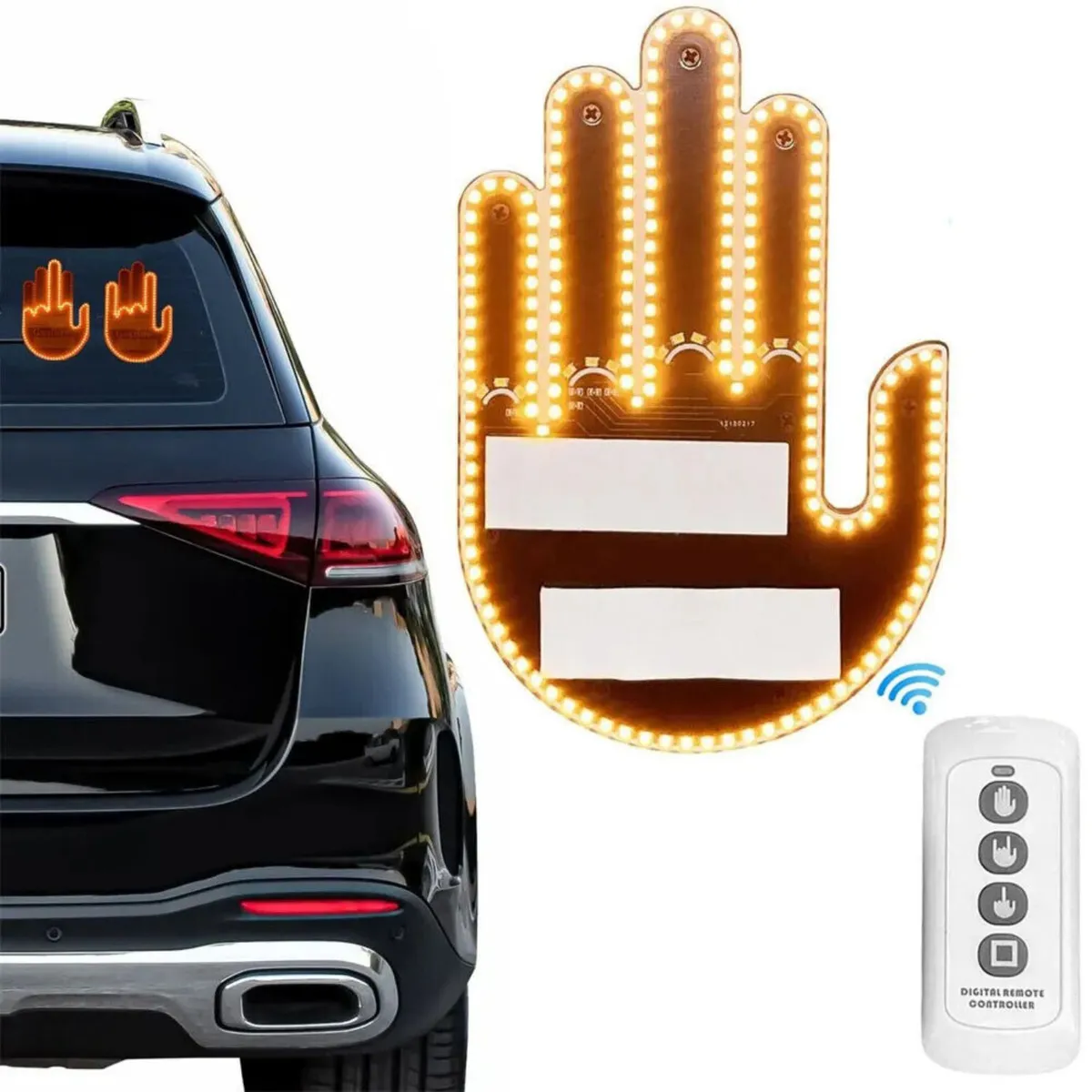 GENERICO - NUEVA SEÑAL DE MANO LED PARA AUTO