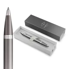 PARKER - Bolígrafo IM Writing Rituals Gris Med Tinta Azul