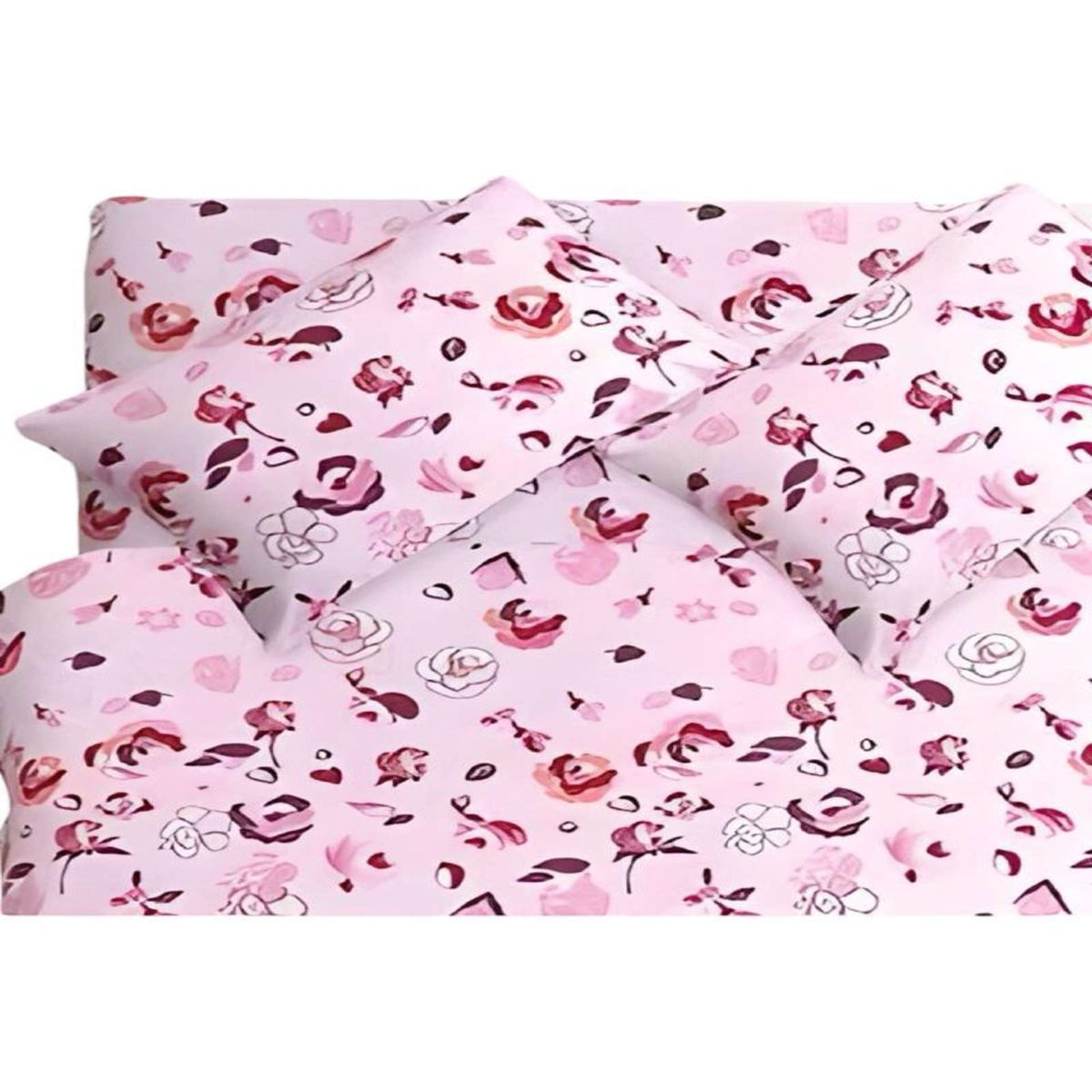 GENERICO - JUEGO DE SÁBANAS TELA DE GENERO KING CON DISEÑO S16