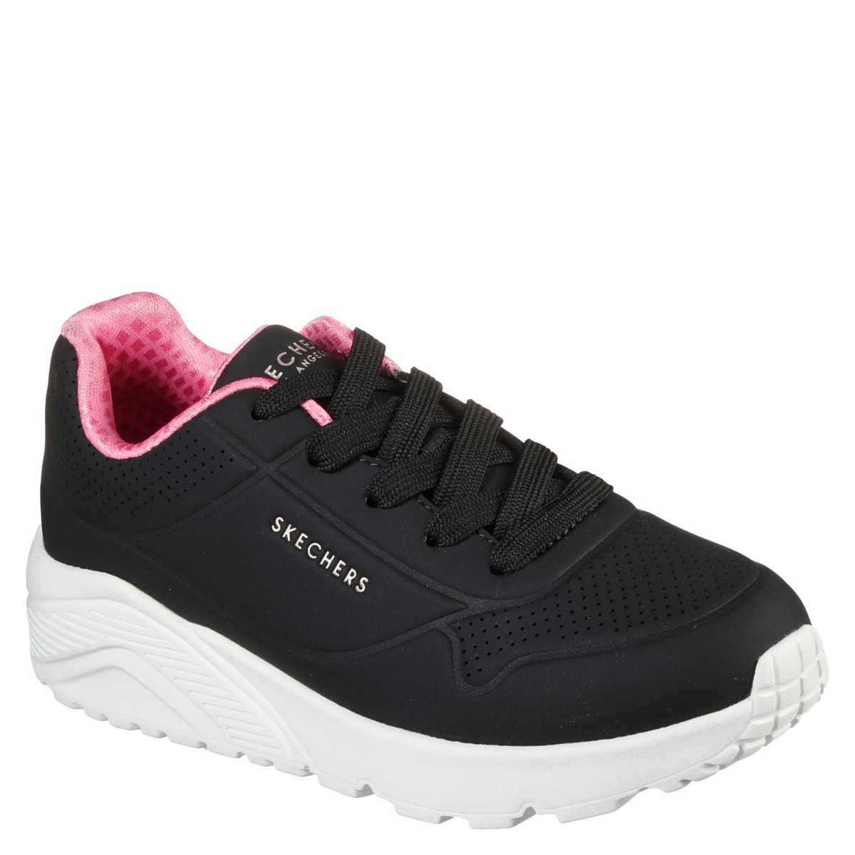 SKECHERS - Uno Lite Zapatilla Urbana Niña Negra