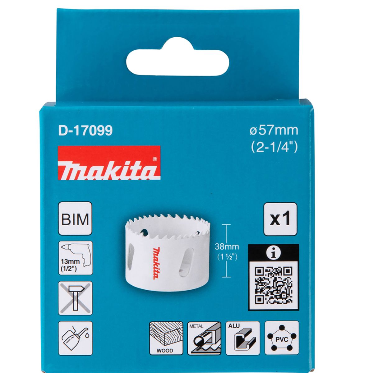 MAKITA - Sierra Copa Bim Makita De 57 Mm D-17099