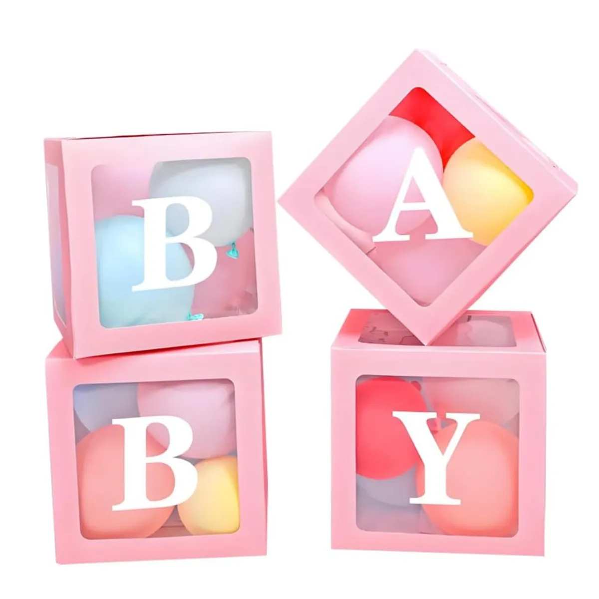 ATURE - Cubos Decoración Baby Shower Boxes Cajas De Ducha Para Bebé