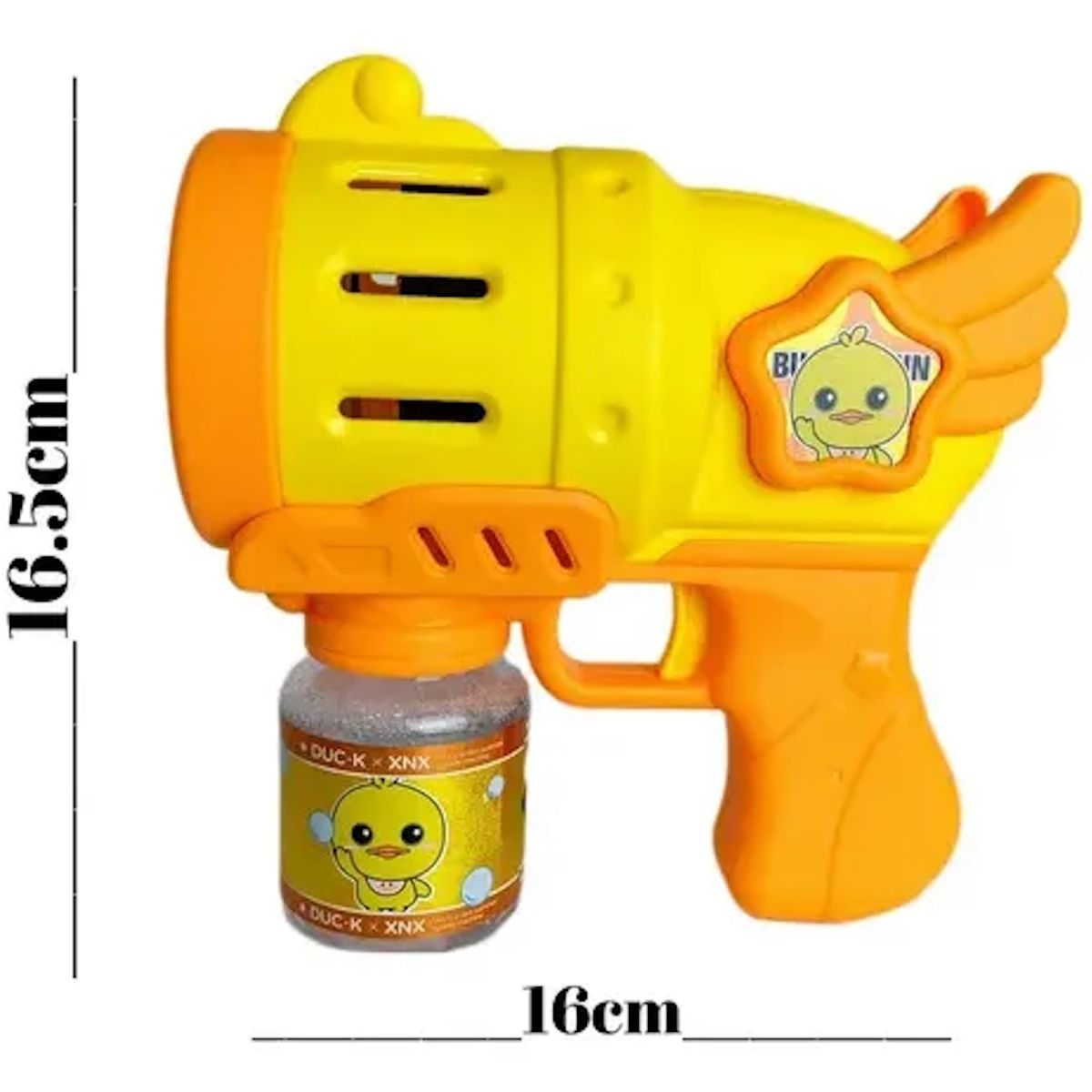 GENERICO - Pistola De Burbujas Juguete Para Niños Amarilla