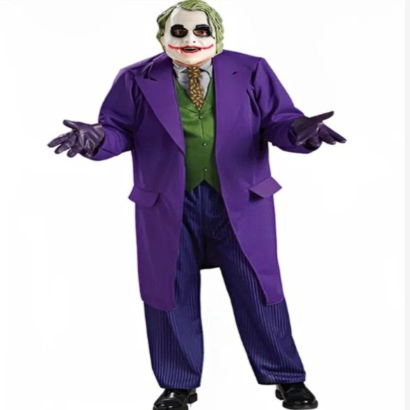FROM MEIGGS - Disfraz De Guason Joker Deluxe Halloween Adulto Y Niños